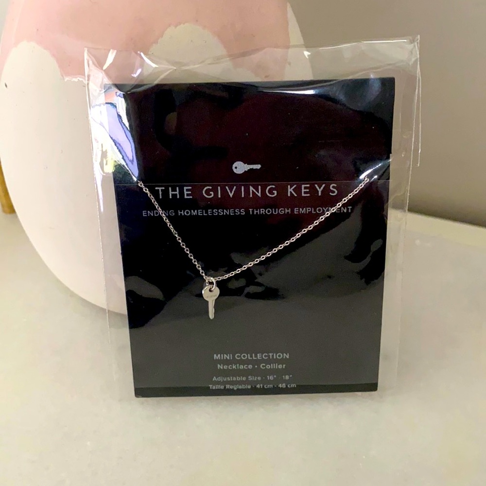 The Giving Keys “Believe” Silver Necklace